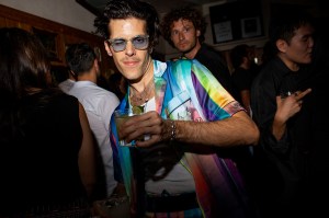 The scene at Unemployed Magazine and Frame Denim's Pride Bingo party at Flower Shop.