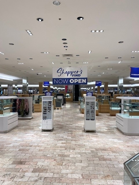 HBC, Hilco and Gordon Brothers opened two temporary off-price Shopper's Find department stores in former Lord + Taylor locations.