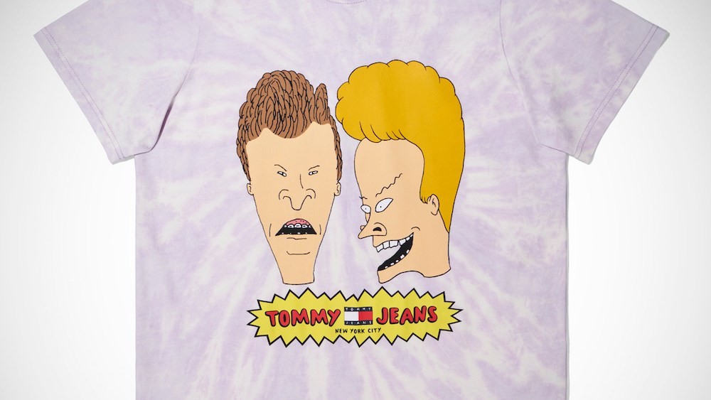 The latest Tommy Jeans collaboration brings iconic '90s characters like Beavis and Butt-Head and Garfield back into the spotlight.