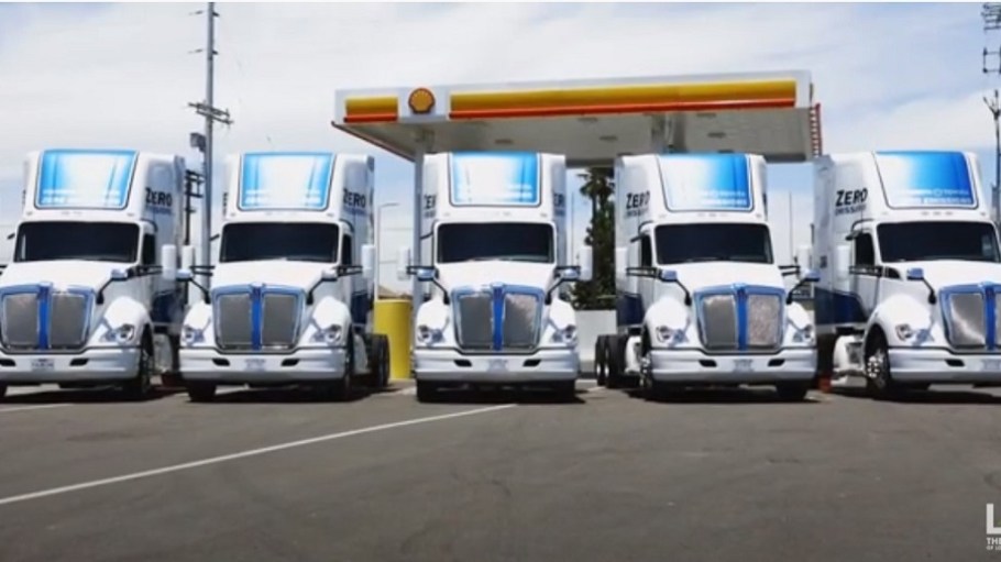 The Port of Los Angeles and partners are rolling out five hydrogen-powered fuel cell electric vehicles and two hydrogen fueling stations.