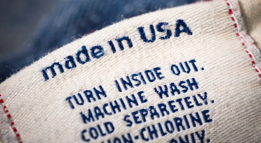Apparel makers and retailers could benefit from manufacturing at least some of their clothes in America.