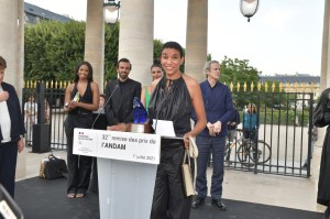Sonia Ahmimou, winner of the Fashion Accessories Prize