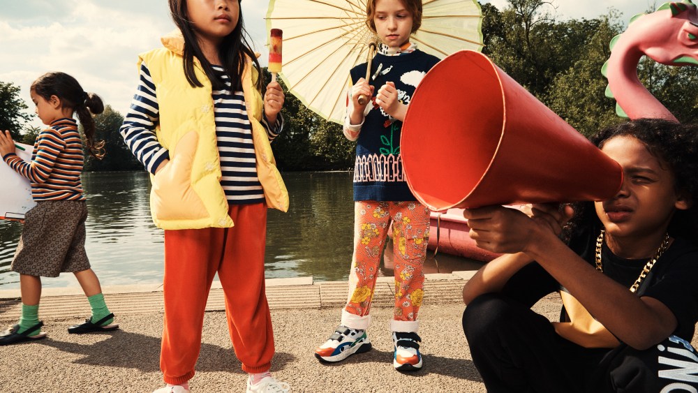 An image from Browns' kids' wear editorial "Honey, I Shrunk the Fashion."