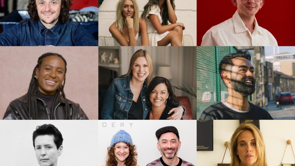 Finalists of BFC Changemakers Prize: John Hickling, Natalie Glaze and Zanna Van Dijk, Patrick McDowell, Cyndia Harvey, Laura Johnson and Zoe Proctor, Rahemur Rahman; Cozette McCreery, Andrew Kenny (right), and Daisy Knatchbull.