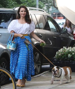 Kristin Davis as Charlotte York in the Sex and the City Reboot