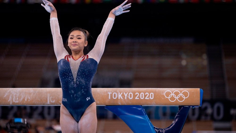 Sunisa Lee at the Gymnastics Women's all around final.