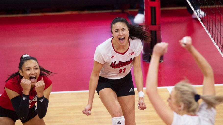 The University of Nebraska's volleyball star Lexi Sun released an oversized sweatshirt with REN Athletics first thing Thursday morning