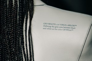 Backstage at Off-White Fall 2021