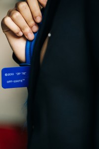 Backstage at Off-White Fall 2021