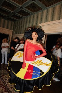 Backstage at Pyer Moss Couture Fall 2021