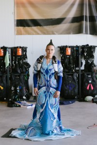Domitille Kiger in Iris van Herpen couture.