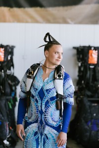 Domitille Kiger in Iris van Herpen couture.