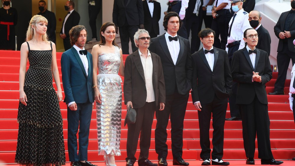 Angèle, Simon Helberg, Marion Cotillard, Leos Carax, Adam Driver, Russell Mael and Ron Ma