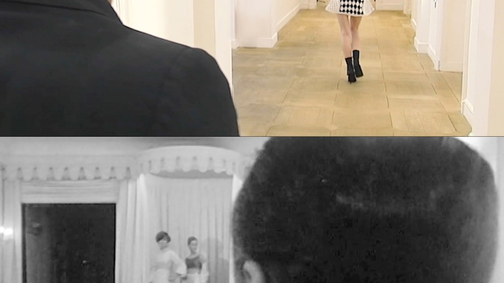 The series draws parallels between Pierre Balmain and Olivier Rousteing