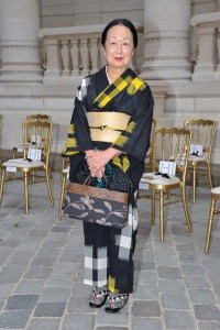 Front row at Chanel Couture Fall 2021