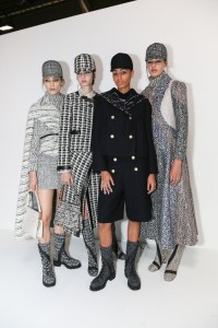 Backstage at Christian Dior Couture Fall 2021