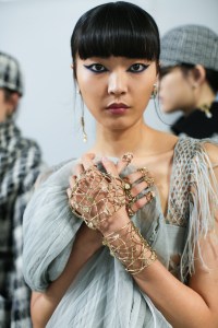 Backstage at Christian Dior Couture Fall 2021