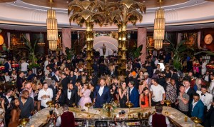 The scene at Delilah's opening party.