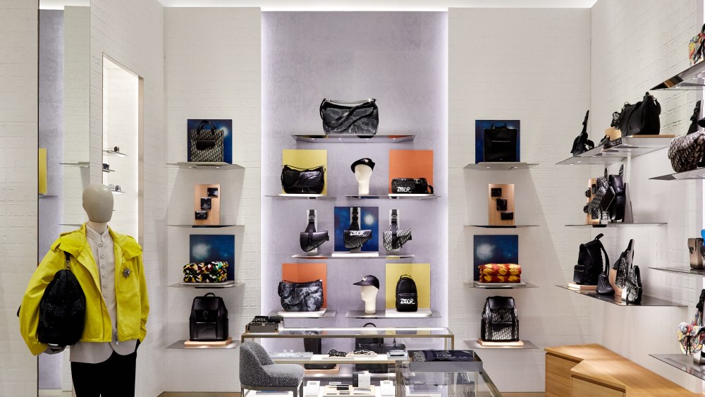 A look inside the temporary Dior store on Fifth Avenue in Manhattan.