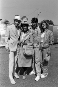 Summer 1984 Olympic outfits by Levi.