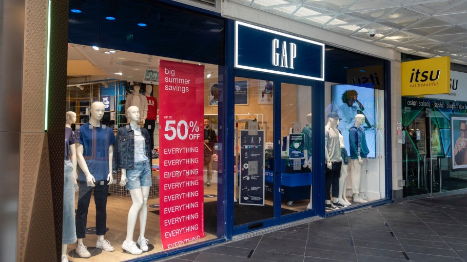 The GAP store in Islington, London. U.S. fashion giant Gap has confirmed it plans to close all its 81 stores in the UK and Ireland and go online-only. The firm said it would close all its stores "in a phased manner" between the end of August and the end of September.