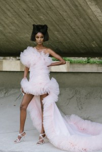 Backstage at Giambattista Valli Couture Fall 2021
