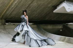 Backstage at Giambattista Valli Couture Fall 2021