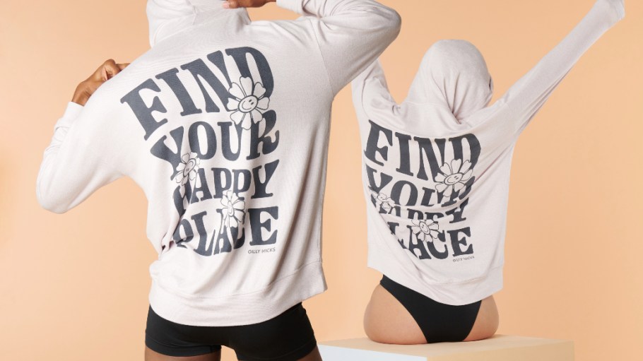 The new gender-inclusive line at Gilly Hicks includes a reminder for Gen Z to get happy as they focus on their wellness and mindfulness.