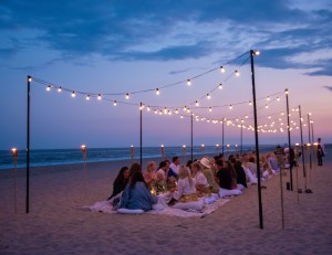The summertime scene in the Hamptons is heating up.