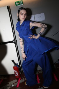 Backstage at Jean Paul Gaultier Couture Fall 2021