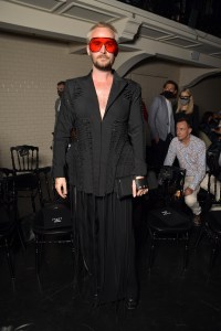 Front row at Jean Paul Gaultier Couture Fall 2021