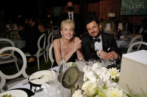 Sharon Stone and Orlando Bloom