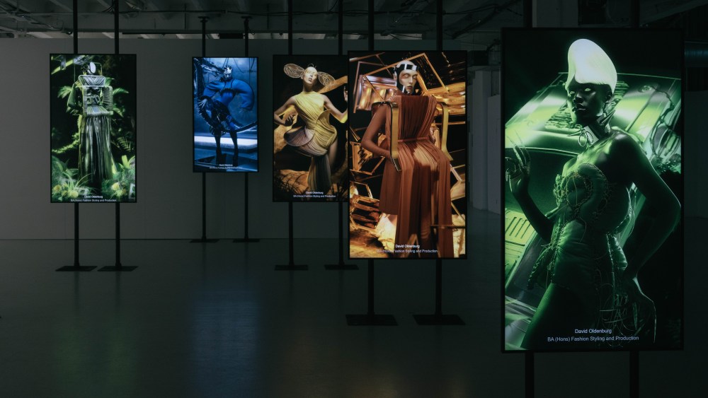 A series of interactive installations displaying a selection of works from LCF's school of media and communication students.