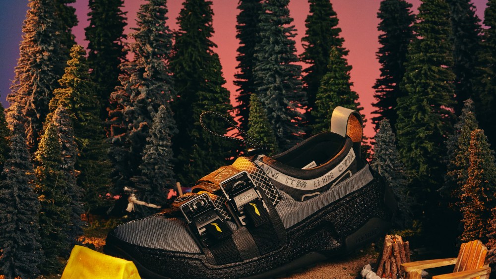 A pair of Li-Ning x Chinatown Market "Titan Bricks" shoe model