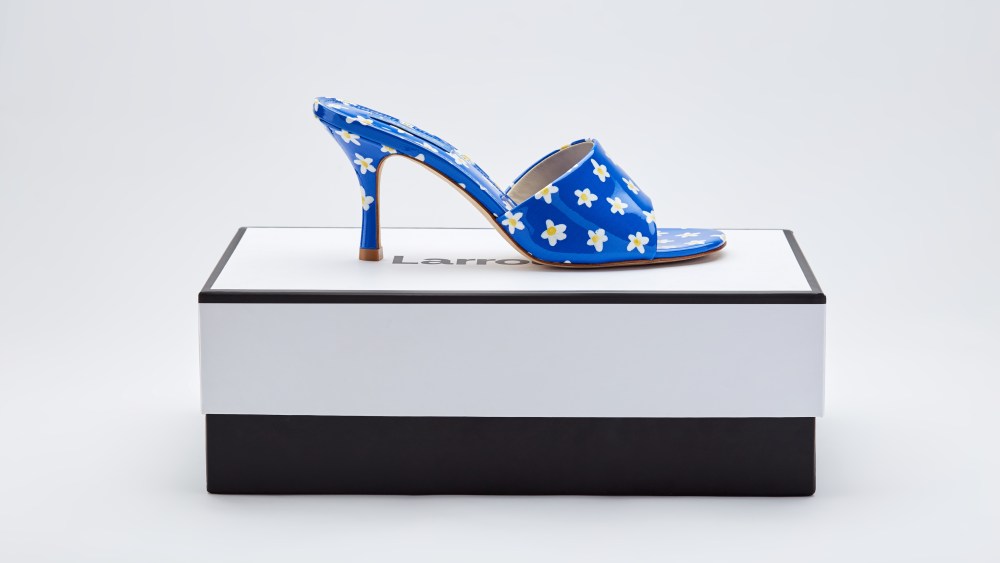 Larroudé's printed daisy mule.