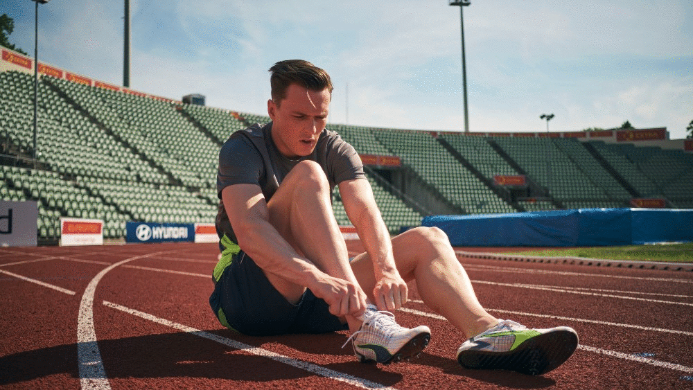 Puma developed its Faster+ line for Olympic athletes like Karsten Warholm, Ajla Del Ponte, Armand “Mondo” Duplantis and André De Grasse