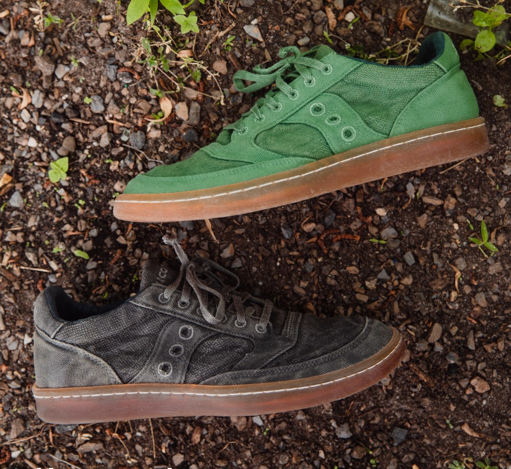 Saucony released green and black colorways of its Jazz Court RFG sneaker.