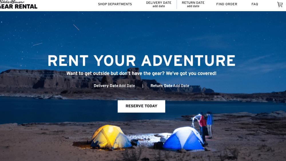 Eddie Bauer Gear Rental