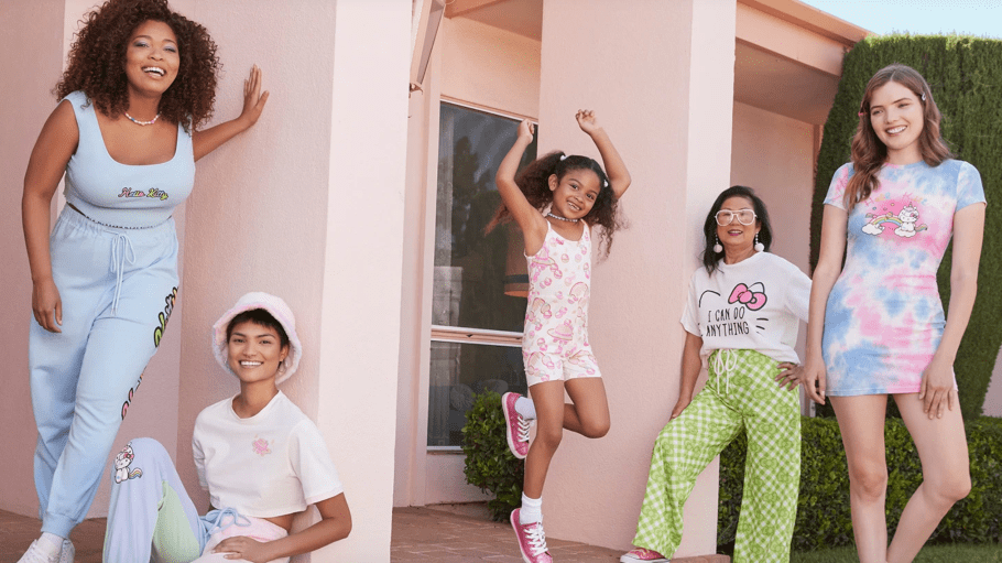 The recently launched, limited-edition Shein x Hello Kitty Collection.