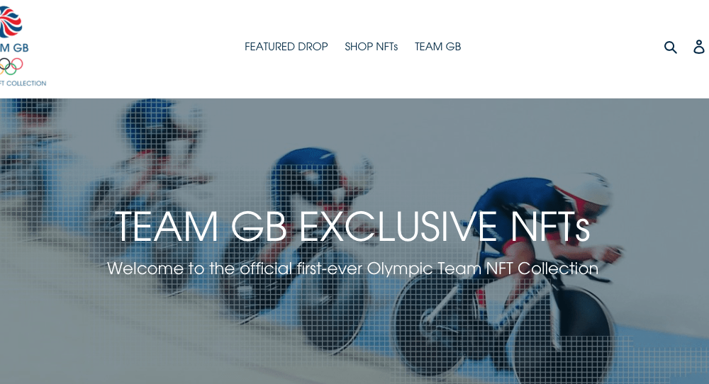 Team GB NFT storefront