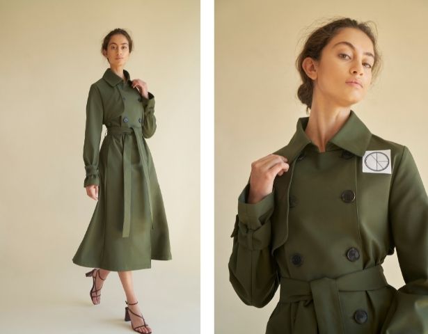 Nonie, Canadian fashion, trench