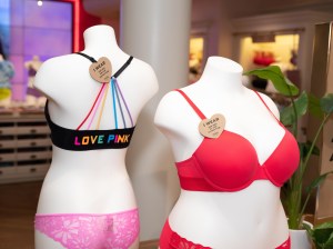 Atmosphere at the Victoria’s Secret store.