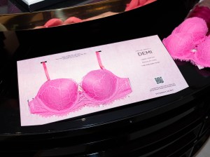 Atmosphere at the Victoria’s Secret store.