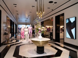 Atmosphere at the Victoria’s Secret store.