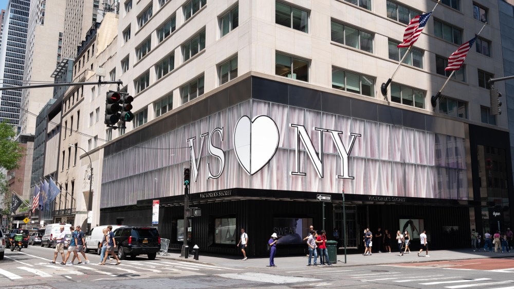 The Victoria’s Secret store in New York City.