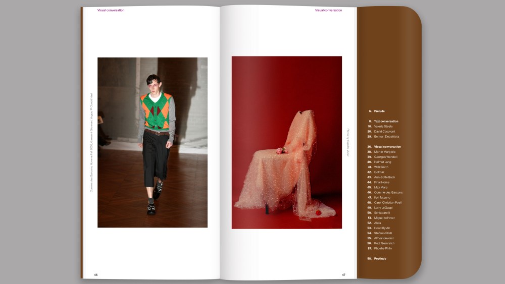 The new Wallet issue features a 20-page historical retrospective of historical moments by fashion designers.