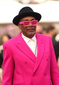 Jury president Spike Lee poses for photographers upon arrival at the premiere of the film 'Annette' and the opening ceremony of the 74th international film festival, Cannes, southern France, Tuesday, July 6, 2021. (AP Photo/Brynn Anderson)