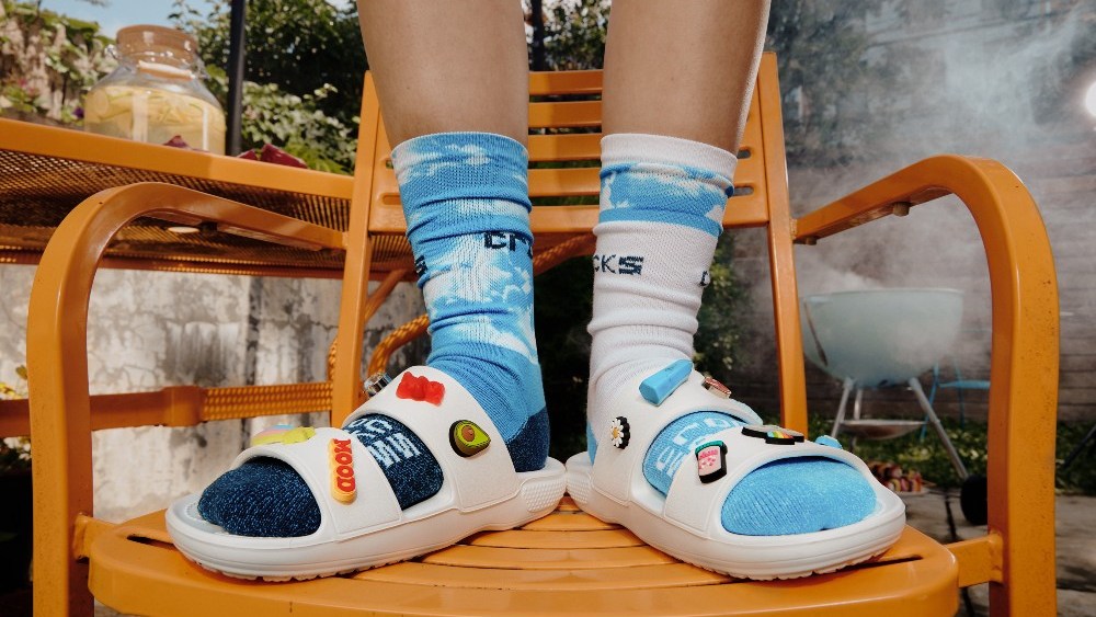 For years Croc Nation has been rocking socks with Crocs, prompting the Gen Z-approved footwear brand to make a sock line with FutureStitch.