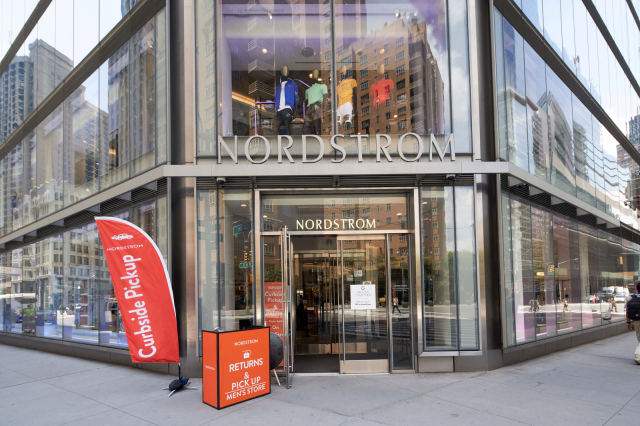 Nordstrom's men's store in Manhattan.