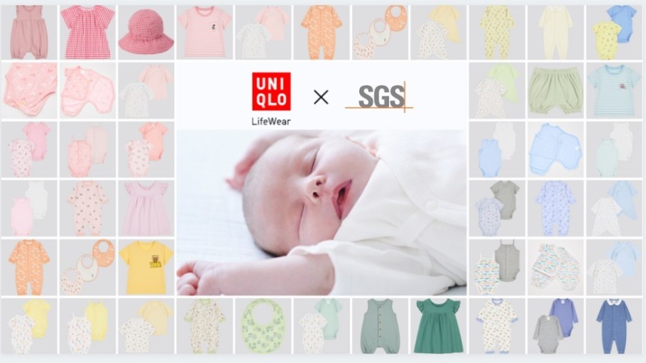 SGS, a testing, inspection and certification company, has teamed with Uniqlo to create an Independently Checked Mark for its infants’ wear.